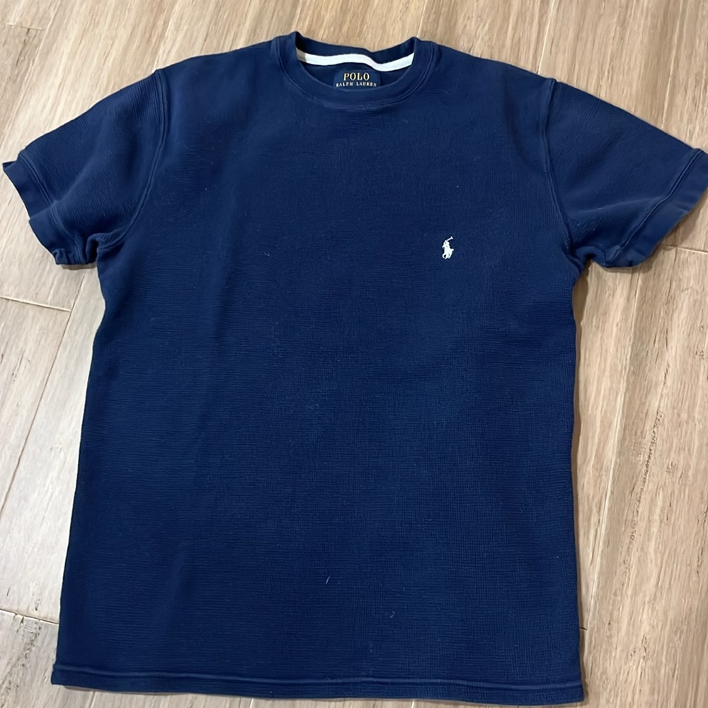 Polo Ralph Lauren Waffle Knit Short Sleeve Shirt M